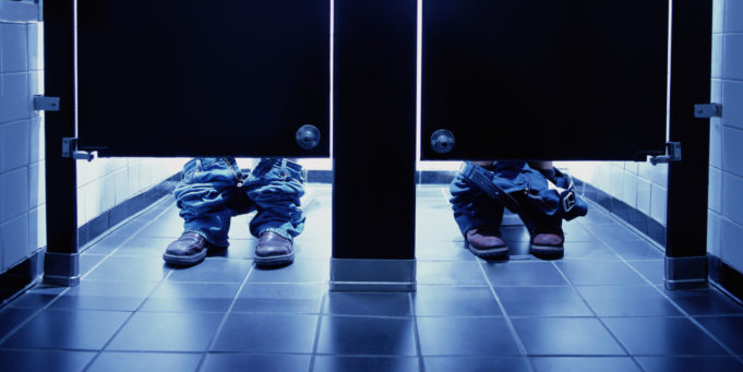 Strange things done in public restrooms